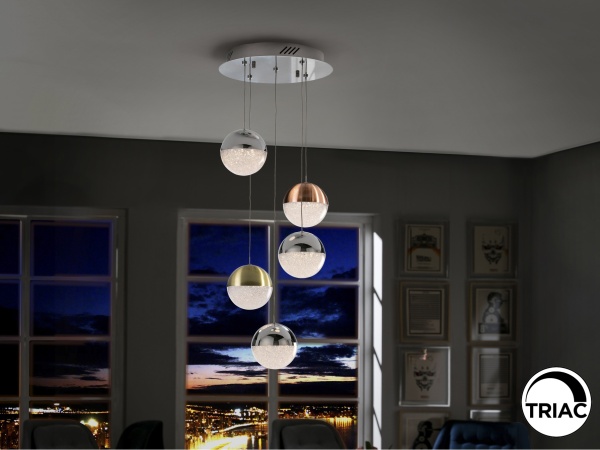 Подвесной светильник Sphere 5L LED разноцветный от интернет-магазина IDODOM.RU