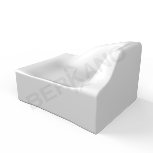 Модульная скамья Splash модуль 2 Snow White от интернет-магазина IDODOM.RU