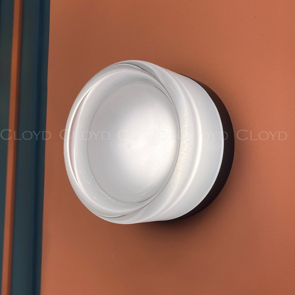 Бра Cloyd NANO W1 / шир. 14 см - черный - прозрачн. стекло (арт.20382) от интернет-магазина IDODOM.RU