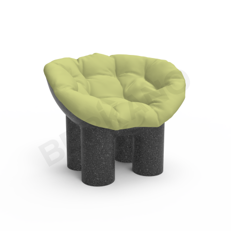 Кресло SLON Kids Black Granite, Green
