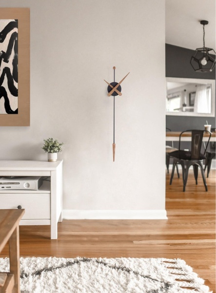 Настенные часы Punta черный-дуб от интернет-магазина IDODOM.RU