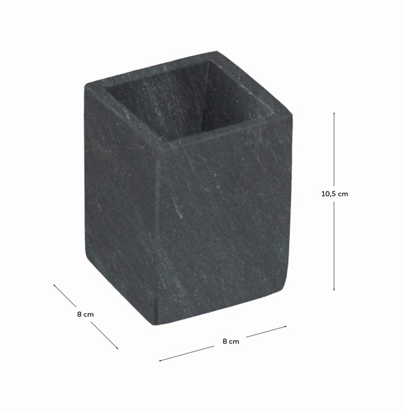 Стакан для ванной Aixa мрамор от интернет-магазина IDODOM.RU