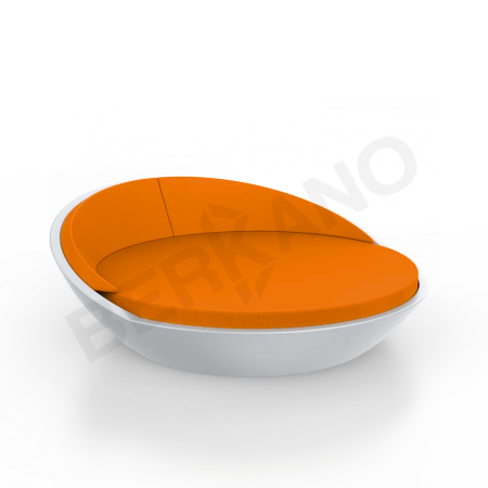 Шезлонг Riviera Concrete Gray, Orange