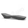 Шезлонг Quaro с подушками Coal Black, Graphite