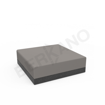 Пуф Quarter modular с подушками Black Granite, Graphite