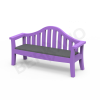 Скамейка Province Deep Violet, Dark grey