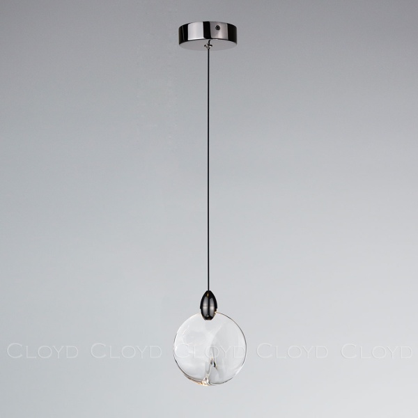 Подвесной светильник Cloyd GLOCK-B P1 / Ø12 см - черный (арт.12603) от интернет-магазина IDODOM.RU