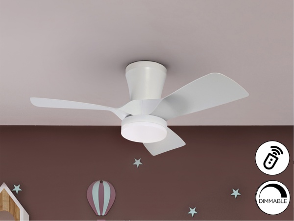 Потолочный вентилятор Polaris с освещением белый от интернет-магазина IDODOM.RU