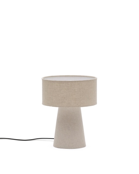 Настольная лампа Algaida серая ткань от интернет-магазина IDODOM.RU
