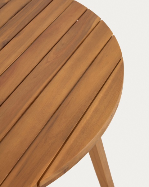 Круглый уличный стол Vilma из массива акации Ø 90 см 100% FSC от интернет-магазина IDODOM.RU