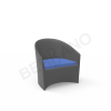 Кресло Oasis Coal Black, Navy
