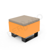 Скамейка Brick 60 Orange, Canvas