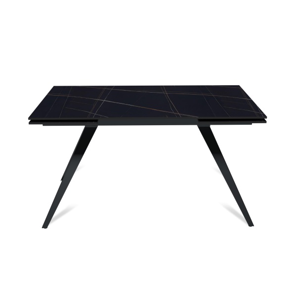 Стол раскладной Asti (140+40+40), керамика матовая Blackgold от интернет-магазина IDODOM.RU