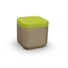 Пуф Grace цвета песчаного гранита, аксессуар зеленого цвета