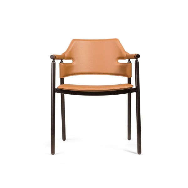 Стул Suite, кожа коричневый от интернет-магазина IDODOM.RU