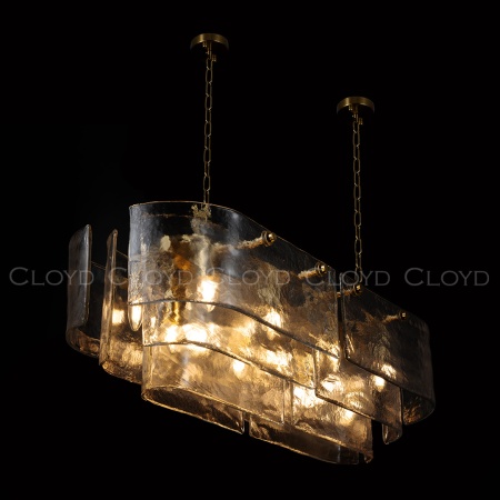 Люстра Cloyd PAMIR C12 / шир. 100 см - латунь (арт.11360) от интернет-магазина IDODOM.RU