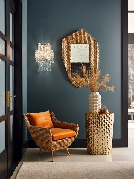 Бра Cloyd ANTREA-A W2 / выс. 48 см - золото (арт.20355) от интернет-магазина IDODOM.RU