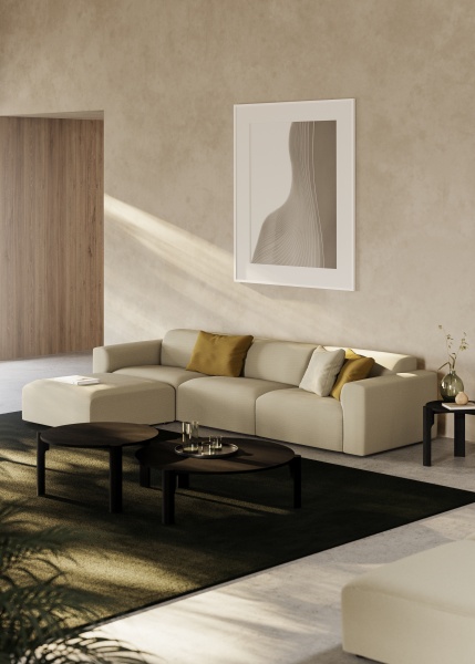 Диван Savoye с шезлонгом от интернет-магазина IDODOM.RU