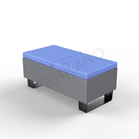 Скамейка Brick 120 Black Granite, Navy