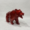 Медведь из углеродистой  стали. Финиш: Окрашивание по каталогу цветов Rall. Цвет: Красный. от интернет-магазина IDODOM.RU