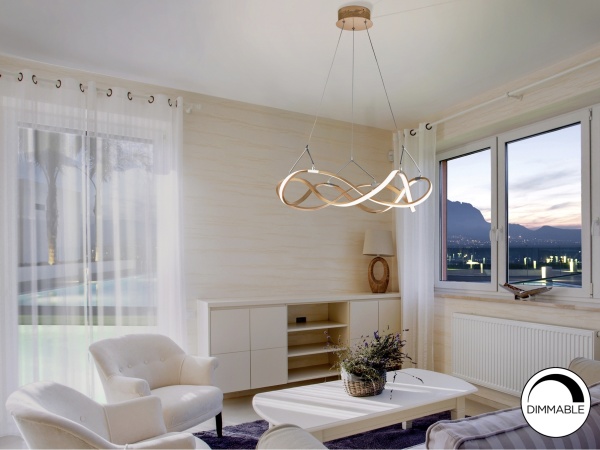 Подвесной светильник Molly 53Ø розовое золото/хром от интернет-магазина IDODOM.RU