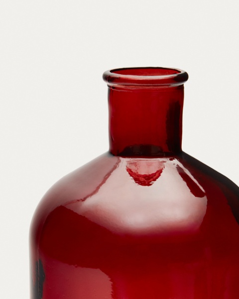 Brenna Ваза из 100 % переработанного коричневого стекла 28 см от интернет-магазина IDODOM.RU