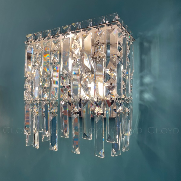 Бра Cloyd ALCATRAZ-B W2 / выс. 26 см - хром (арт.20275) от интернет-магазина IDODOM.RU