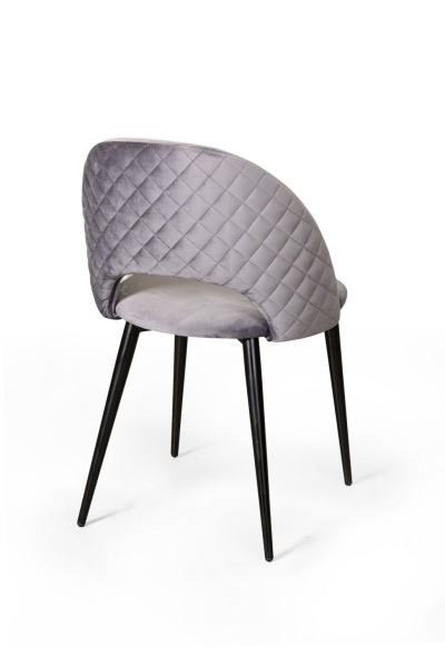 Стул Max ромб, бархат светло-серый 26 от интернет-магазина IDODOM.RU