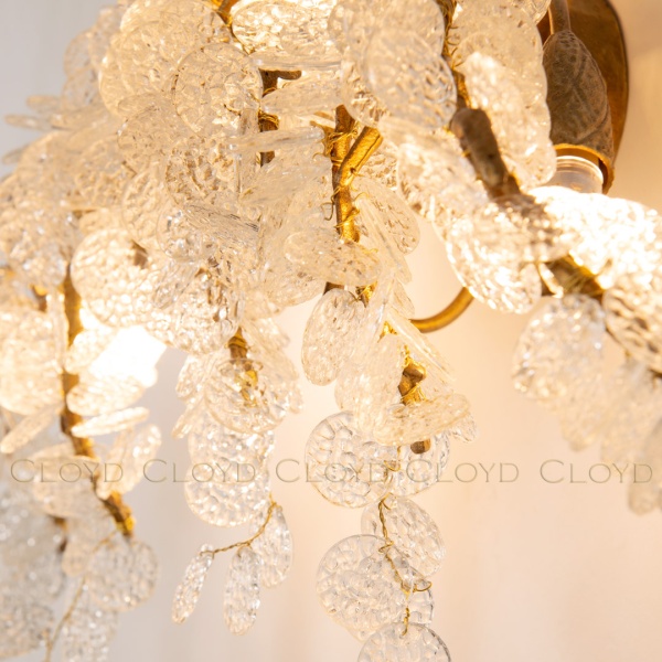 Бра Cloyd HAOMA W3 / выс. 30 см - латунь (арт.20283) от интернет-магазина IDODOM.RU