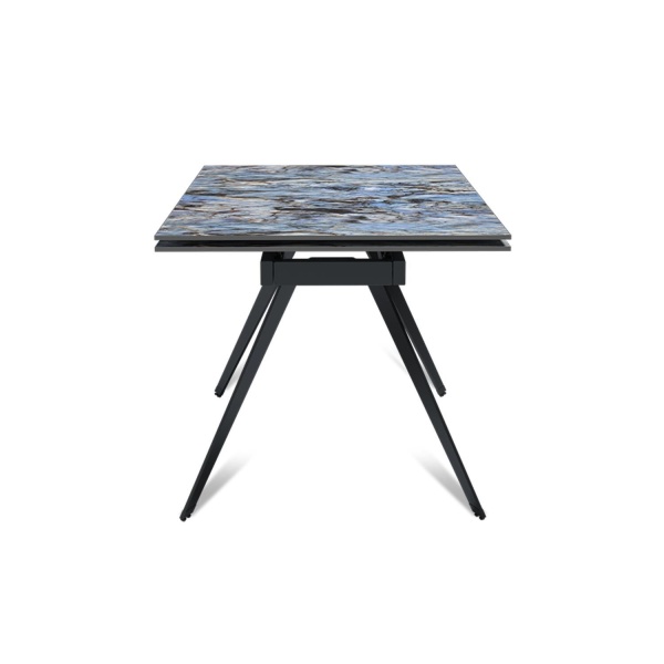 Стол раскладной Rhein (140+40+40), керамика глянцевая Lemurian Blue от интернет-магазина IDODOM.RU