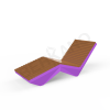 Шезлонг Quaro Seat с деревом Deep Violet