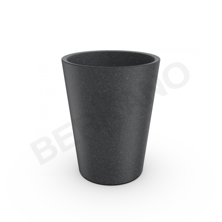 Кашпо Bloom 50 Black Granite