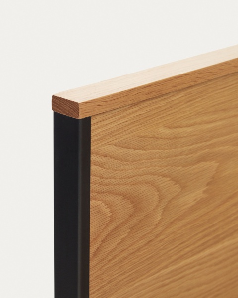 Taiana Изголовье из шпона дуба со стальными ножками 160 см от интернет-магазина IDODOM.RU