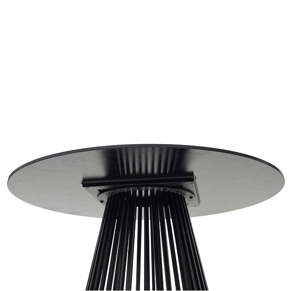 Стол круглый Sirius (120) керамика матовая черная от интернет-магазина IDODOM.RU