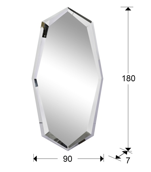 Зеркало London сталь от интернет-магазина IDODOM.RU