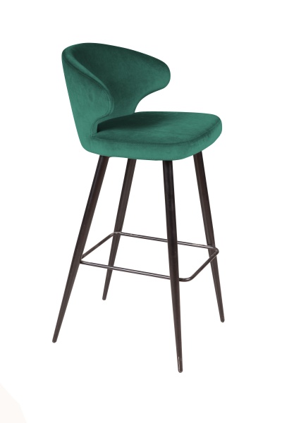 Стул барный Richard, бархат зеленый 19 от интернет-магазина IDODOM.RU