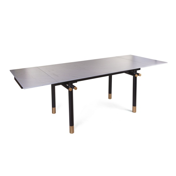 Стол обеденный Trump (160+40+40), керамика серая от интернет-магазина IDODOM.RU