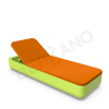 Шезлонг Grace Spring Green, Orange