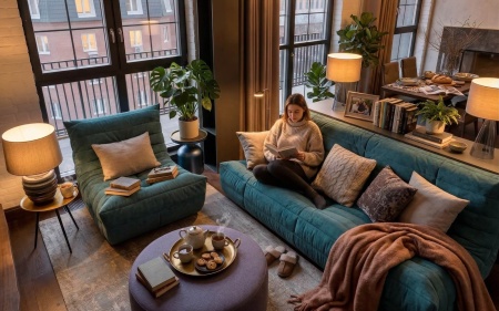 Кресло ДеФранс™️ 1-местное - Эконом микровелюр