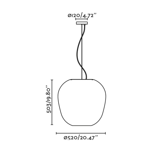 TIERRA Подвесной светильник 520 от интернет-магазина IDODOM.RU
