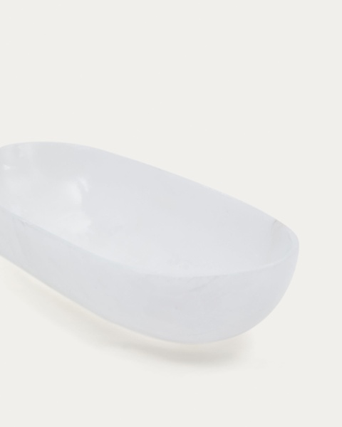 Eval Сервировочное блюдо из белого алебастра от интернет-магазина IDODOM.RU
