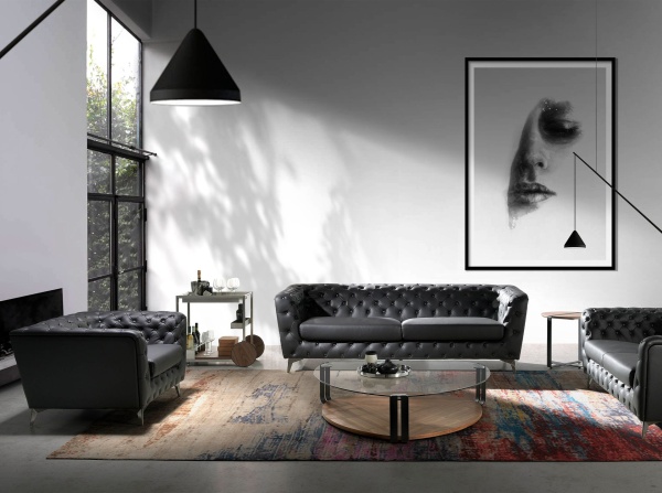 Тележка для мини-бара C1701/3116 из стали и орехового дерева от интернет-магазина IDODOM.RU