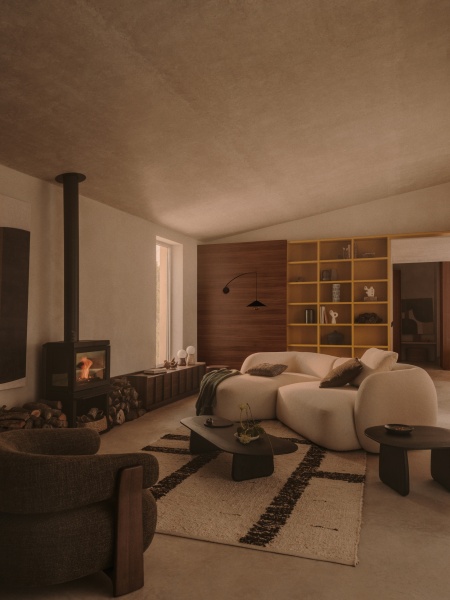 Модульный диван Martina 3-местный с левым шезлонгом, цвет экрю, 287 см от интернет-магазина IDODOM.RU