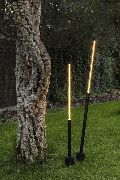 Лампа Bambou 1268 с шипом черная LED 8W 2200K от интернет-магазина IDODOM.RU