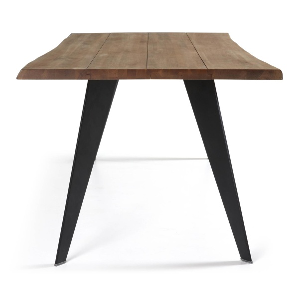 Стол Nack 180x100 черный, античный дуб от интернет-магазина IDODOM.RU