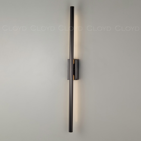 Бра Cloyd LINEAS-A W1 / выс. 60 см- 3000K - черный блестящий (арт.20453) от интернет-магазина IDODOM.RU