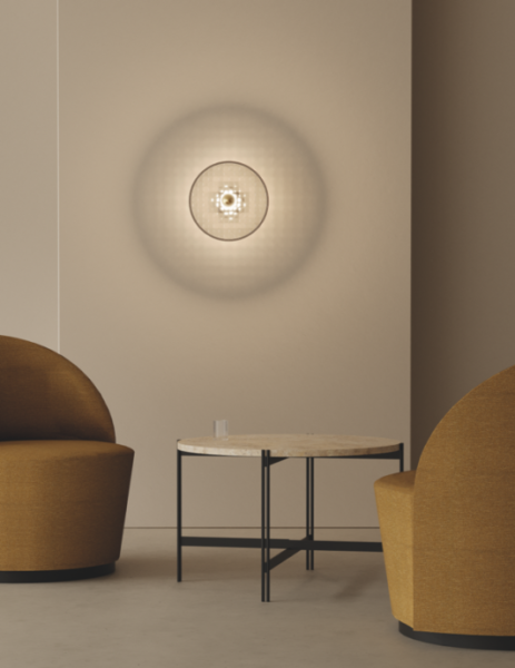 Бра Lass с золотым цоколем A1053/5 и стеклянным диском 1225/50 см от интернет-магазина IDODOM.RU