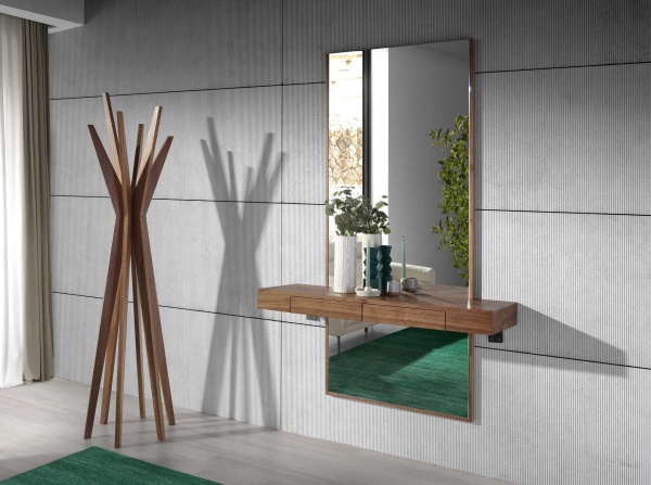 Консоль с зеркалом 3235/ MR2202 из орехового дерева от интернет-магазина IDODOM.RU