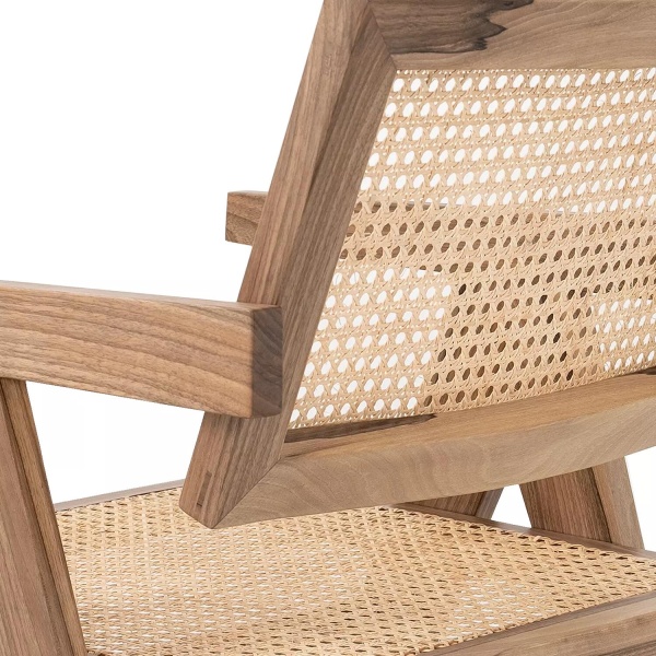 Стул с подлокотниками Franz, бук натуральный, лак орех от интернет-магазина IDODOM.RU