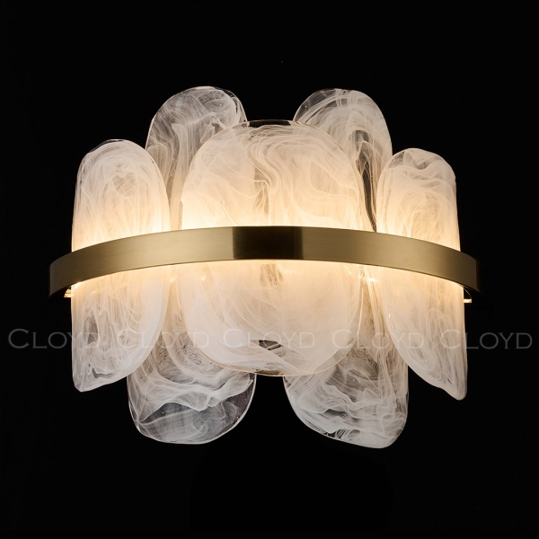 Бра Cloyd COLD W1 / выс. 28 см - латунь (арт.20419) от интернет-магазина IDODOM.RU